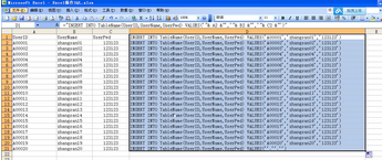 通過Excel生成批量 SQL 語句，處理大量數(shù)據(jù)的好辦法