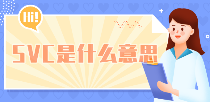 SVC 是什么意思？
