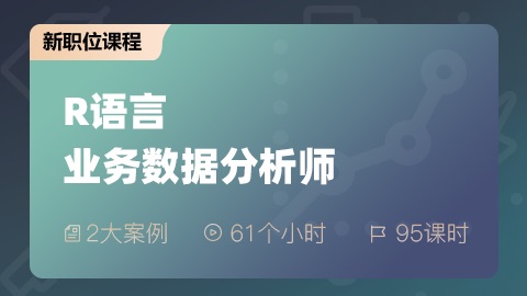 R業(yè)務(wù)數(shù)據(jù)分析師