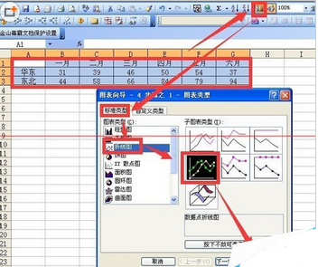 Excel 折線圖 怎么設(shè)置坐標(biāo)軸起點(diǎn)不為0