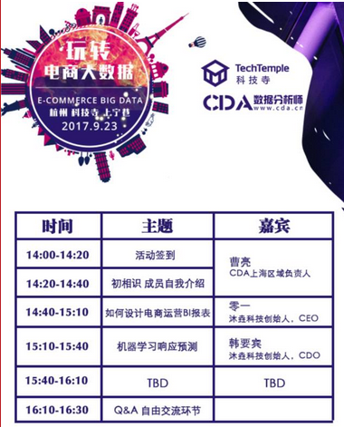 這一次，CDA數(shù)據(jù)交流分享沙龍輾轉(zhuǎn)帝都，停駐西湖亭畔