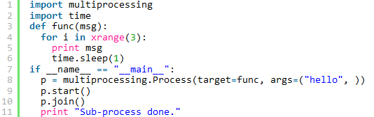 Python多進程并發(fā)(multiprocessing)用法實例詳解