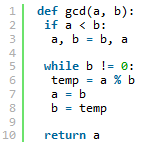 使用 python 求解最大公約數(shù)的實現(xiàn)方法